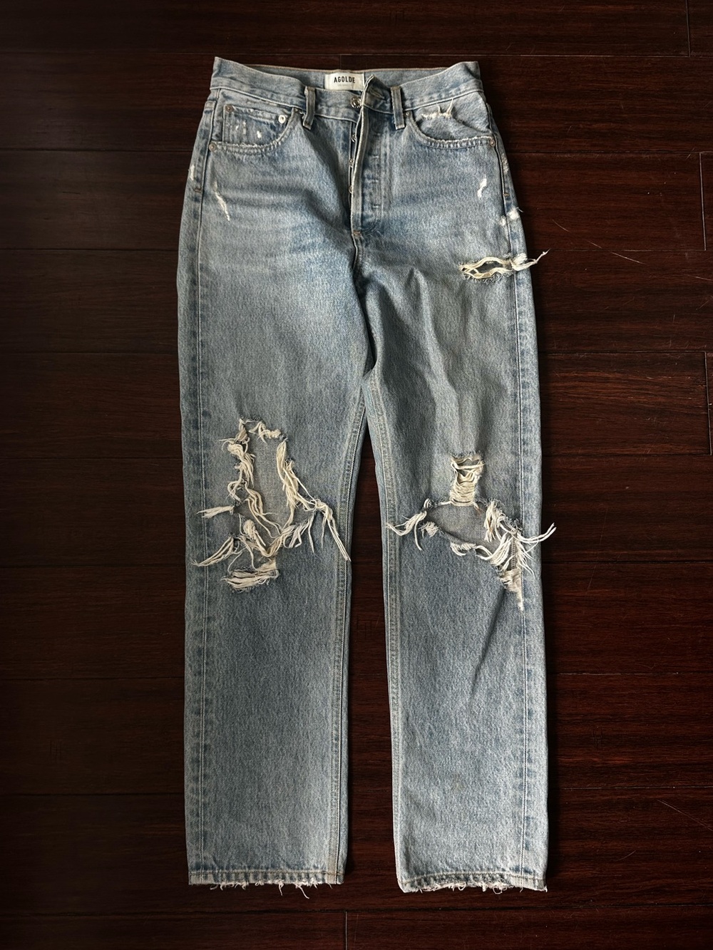 Agolde 90s Ripped Jeans - Picture 2 of 8